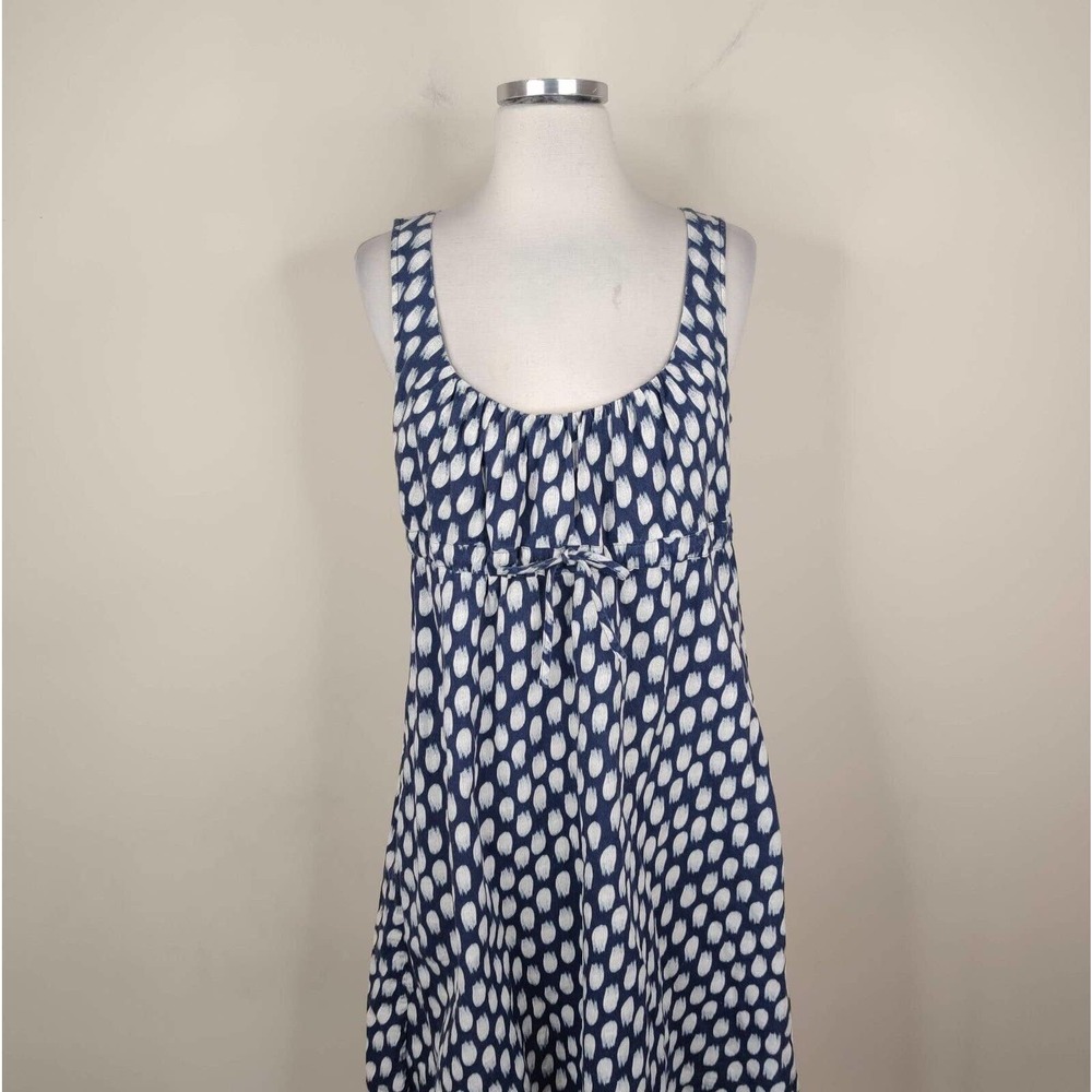 Patagonia Polka Dot Sleeveless Dress - Blue and White - Picture 2 of 9